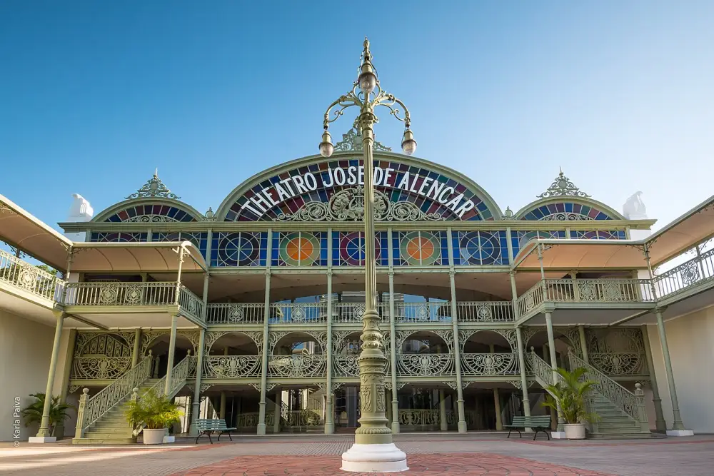 Entrada do Teatro em Fortaleza, Ceará