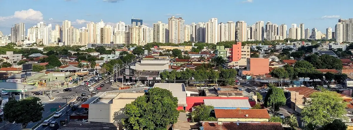 Vista panorâmica em Goiânia, Goiás