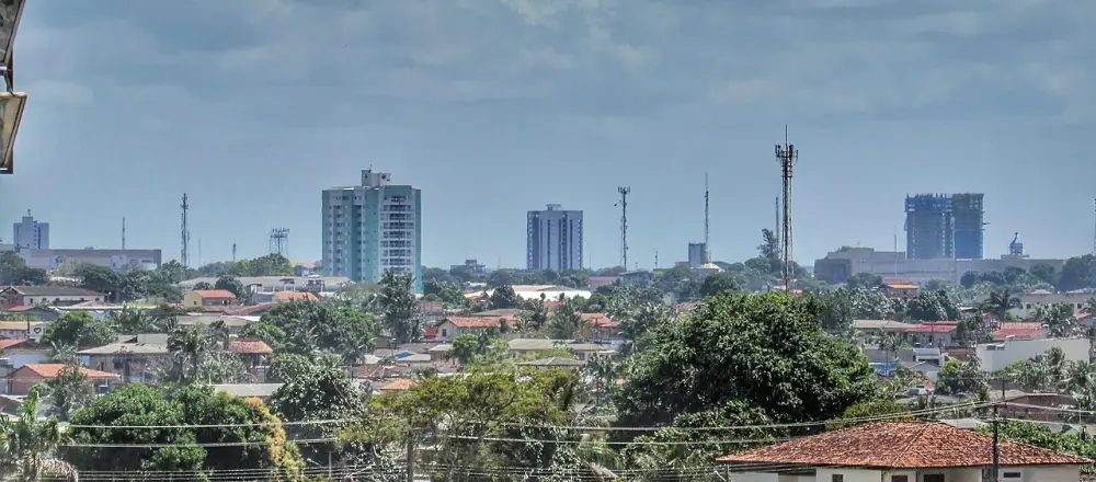 Vista do centro em Macapá, Amapá